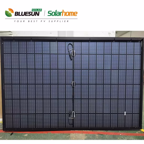 Pannello solare da 400 Watt 415 W 425 W 415 Watt Pannello solare monocristallino da 415 W completamente nero in California