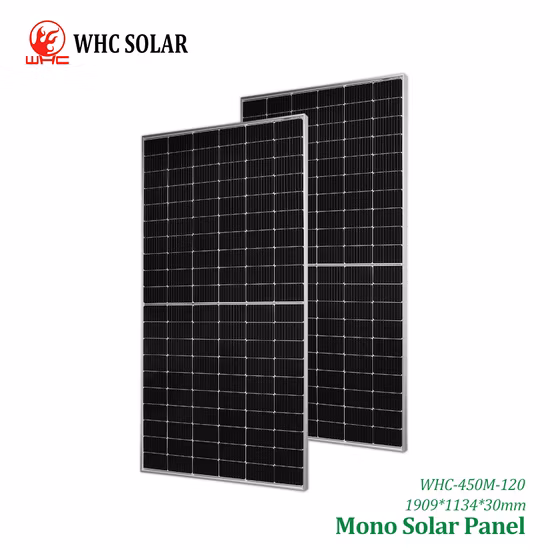 Moduli fotovoltaici solari a mezza cella da 182 mm di fabbrica 410 W 550 W 700 W 144 celle Prezzo del pannello solare mono fotovoltaico Perc Hjt per il sistema energetico domestico commerciale di energia solare