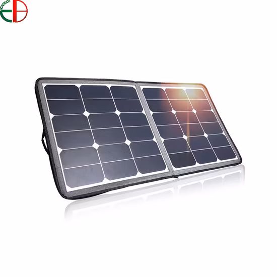 TUV, CE, SGS 144 Half Cell Poly PV Fold Modulo policristallino monocristallino nero flessibile Pannello di energia solare mono fotovoltaico con 20 anni di garanzia